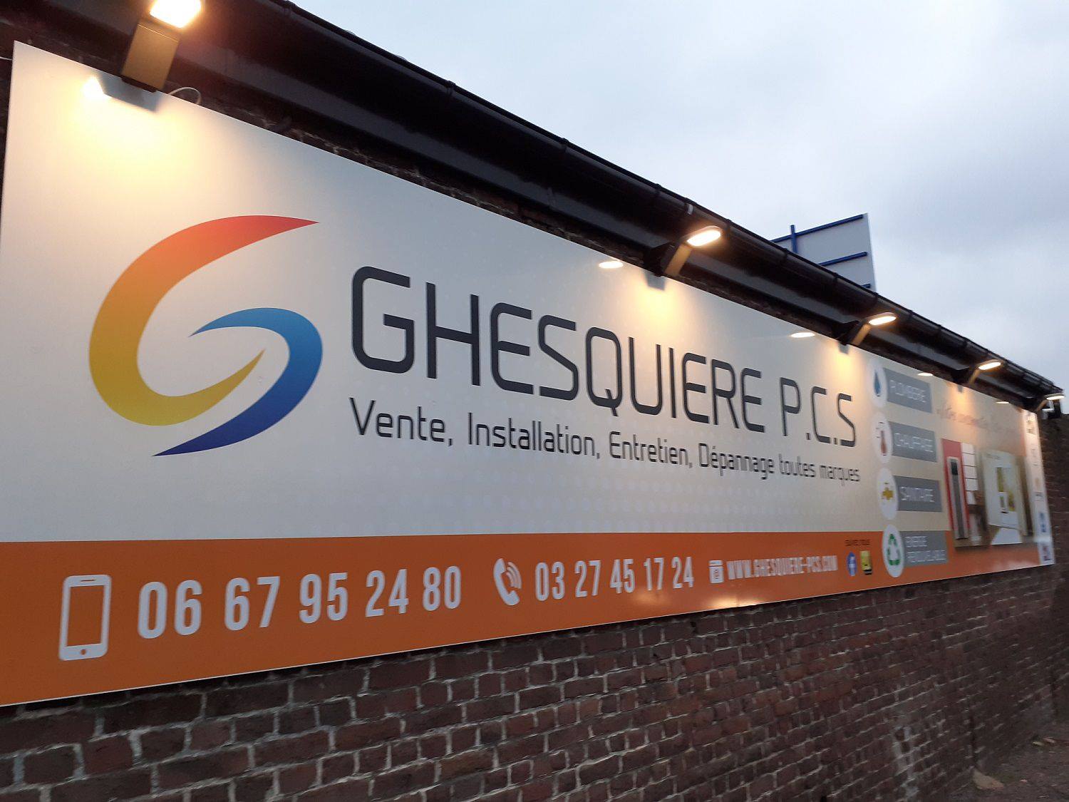 ghesquiere pcs plombier chauffagiste valenciennes et saint amand les eaux